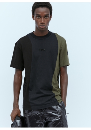 Moncler x adidas Originals Colour-block Logo T-shirt - Man T-shirts Black Xxl
