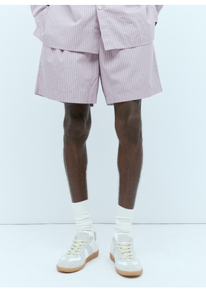 Tekla X Birkenstock Stripe Shorts -  Shorts Purple Xs