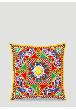 Dolce & Gabbana Casa Canvas Cushion Medium -  Textiles Multicoloured One Size