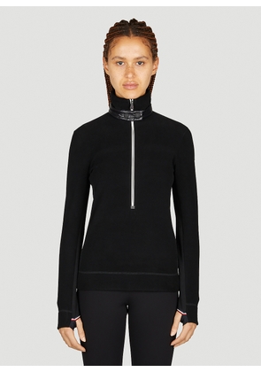 Moncler Grenoble Quarter-zip-up Sweatshirt - Woman Sweatshirts Black L