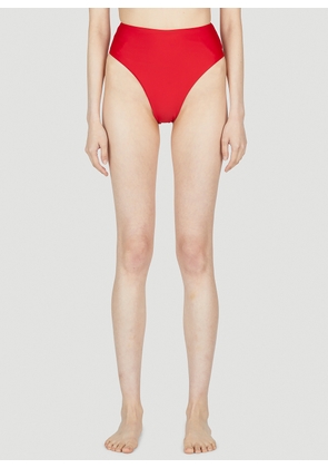 Ziah 90's High Waist Bikini Bottoms - Woman Swimwear Red Uk - 08