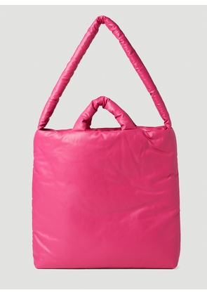 KASSL Editions Pillow Oil Medium Tote Bag - Woman Tote Bags Pink One Size