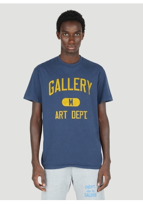 Gallery Dept. Logo Print T-shirt - Man T-shirts Navy S