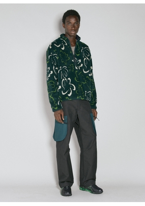 District Vision Half-zip Pile Fleece Sweater - Man Tops Green S
