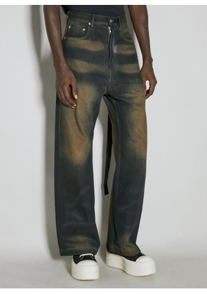 Rick Owens DRKSHDW Stained Denim Jeans - Man Jeans Black 34