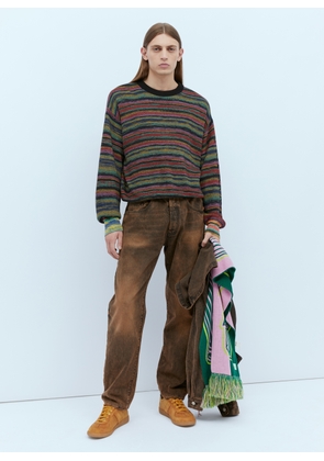 Aries Spacedye Problemo Knit Sweater - Man Knitwear Brown Xl