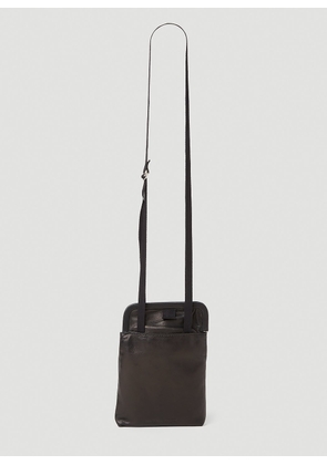 Ann Demeulemeester Ferry Pouch Crossbody Bag - Man Crossbody Bags Black One Size