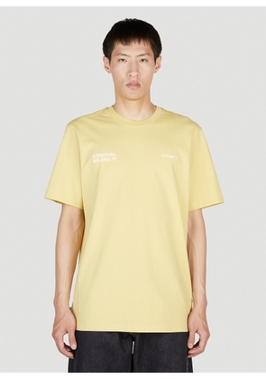7 Moncler Fragment Logo T-shirt - Man T-shirts Yellow Xxl