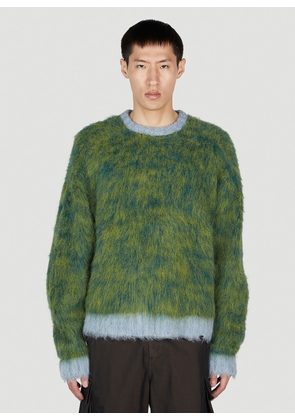 Brain Dead Marled Sweater -  Knitwear Green Xl