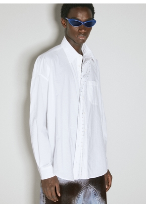 Y/Project Hook And Eye Shirt - Man Shirts White S