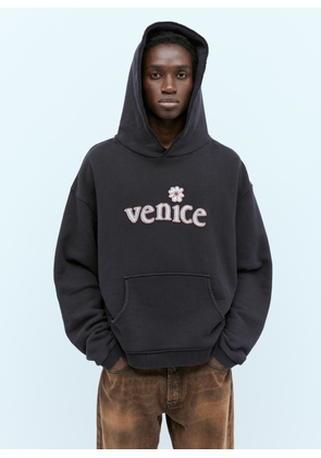 ERL Venice Hooded Sweatshirt - Man Sweatshirts Black Xl