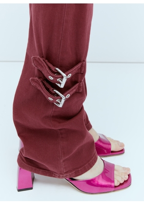 BY FAR Romy Leather Heels - Woman Heels Pink Eu - 39