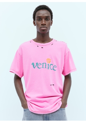 ERL Venice T-shirt - Man T-shirts Pink Xl