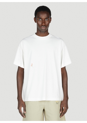 Diomene Embroidered T-shirt - Man T-shirts White S