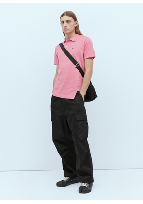 Comme des Garçons SHIRT X Lacoste Logo Embroidery Twisted Polo Shirt - Man Polo Shirts Pink 4