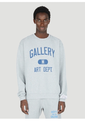 Gallery Dept. Logo Print Sweatshirt - Man Sweatshirts Grey M