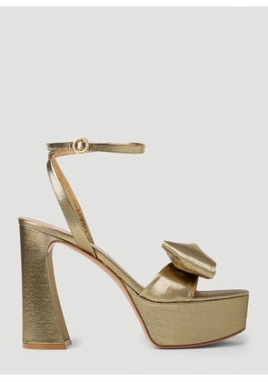 Gianvito Rossi Lame Platform Sandals - Woman Platforms Gold Eu - 40