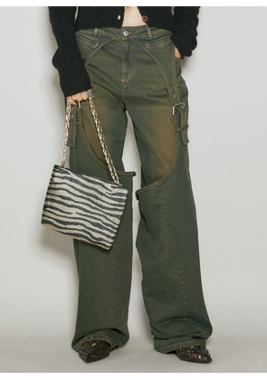 Paco Rabanne Tiger Shoulder Bag - Woman Shoulder Bags Gold One Size