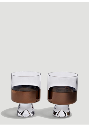 Tom Dixon Tank Low Ball Glasses -  Kitchen  Clear One Size