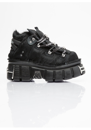 VETEMENTS X New Rock Platform Sneakers - Woman Platforms Black Eu - 38