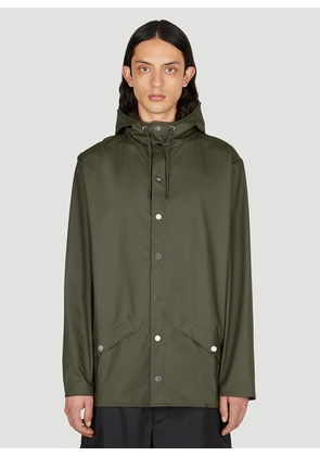Rains Hooded Rain Jacket -  Jackets Green Xl
