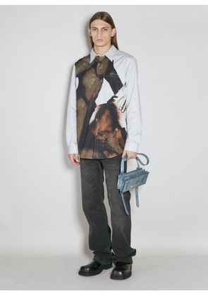 Y/Project Body Collage Shirt - Man Shirts Grey Xl