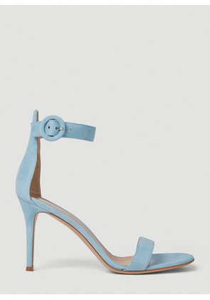 Gianvito Rossi Portofino High Heel Sandals - Woman Heels Blue Eu - 37