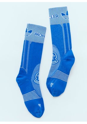 Moncler x adidas Originals Logo Jacquard Socks -  Socks Blue S