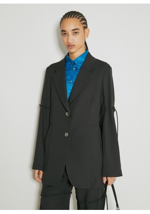 Song for the Mute Tailored Suit Blazer - Woman Blazers Black Fr - 42
