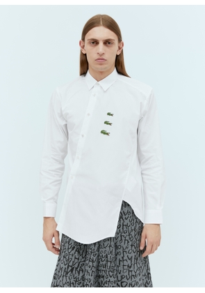 Comme des Garçons SHIRT X Lacoste Logo Twisted Shirt - Man Shirts White 5