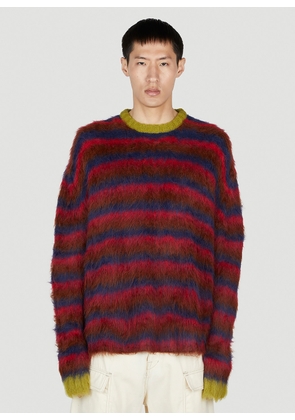 Brain Dead Striped Sweater -  Knitwear Brown S