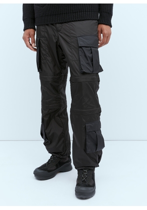 Moncler Pharrell Williams Adjustable Length Technical Pants - Man Pants Black Eu - 48
