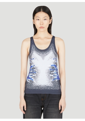Y/Project Whisker Print Tank Top - Woman Tops Grey S