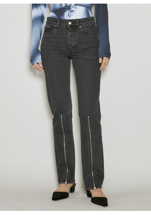 Eytys Orion Zip Jeans - Woman Jeans Black 25