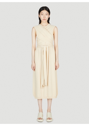 Lemaire Knotted Dress - Woman Dresses Beige L