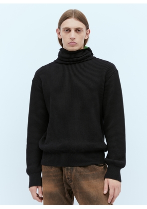 Aries Balaclava Knit Sweater - Man Knitwear Black S