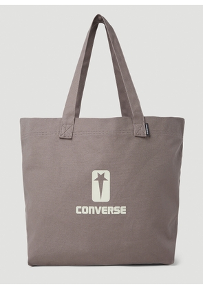Rick Owens DRKSHDW x Converse Logo Print Tote Bag -  Tote Bags Brown One Size