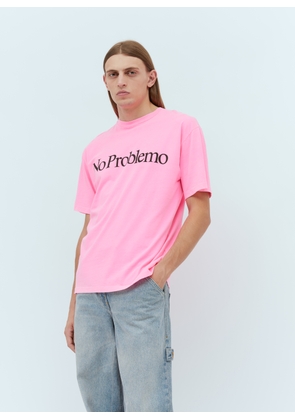 Aries No Problemo Fluoro T-shirt -  T-shirts Pink Xxl