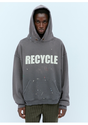 Gallery Dept. 90's Recycle Hooded Sweatshirt - Man Sweatshirts Grey S