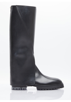 Ann Demeulemeester Jay Leather Boots - Woman Boots Black Eu - 37