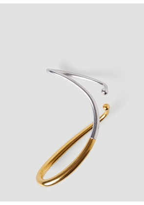 Charlotte CHESNAIS Mirage Single Hoop Earring - Woman Jewellery Silver One Size