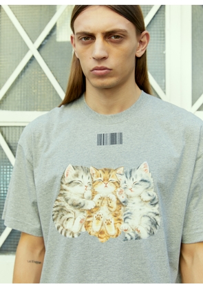 VTMNTS Cute Cat T-shirt -  T-shirts Grey L