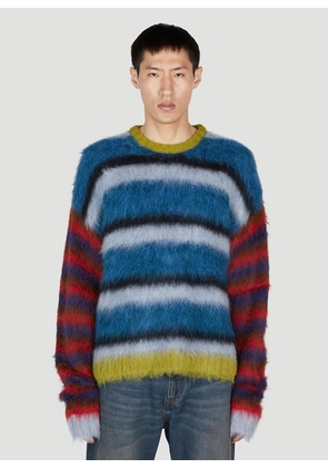 Brain Dead Blurry Lines Sweater -  Knitwear Blue M