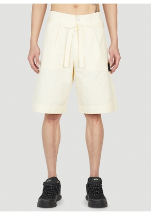 Stone Island Shadow Project Compass Patch Bermuda Shorts - Man Shorts Cream It - 48