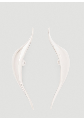 Mugler Distorted Earrings - Woman Jewellery Silver One Size