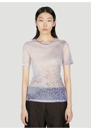 Our Legacy Floral Print T-shirt - Woman Tops Lilac Eu - 34
