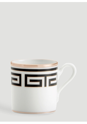 Ginori 1735 Set Of Two Labirinto Coffee Cup -  Tea & Coffee Black One Size
