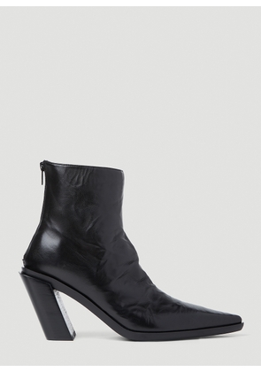 Ann Demeulemeester Florentine Heeled Ankle Boots - Woman Boots Black Eu - 41