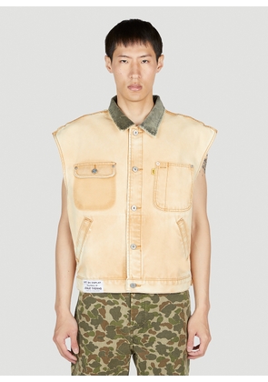 Gallery Dept. Logan Vest Jacket - Man Jackets Tan S