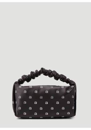 Alexander Wang Scrunchie Mini Handbag - Woman Handbags Black One Size